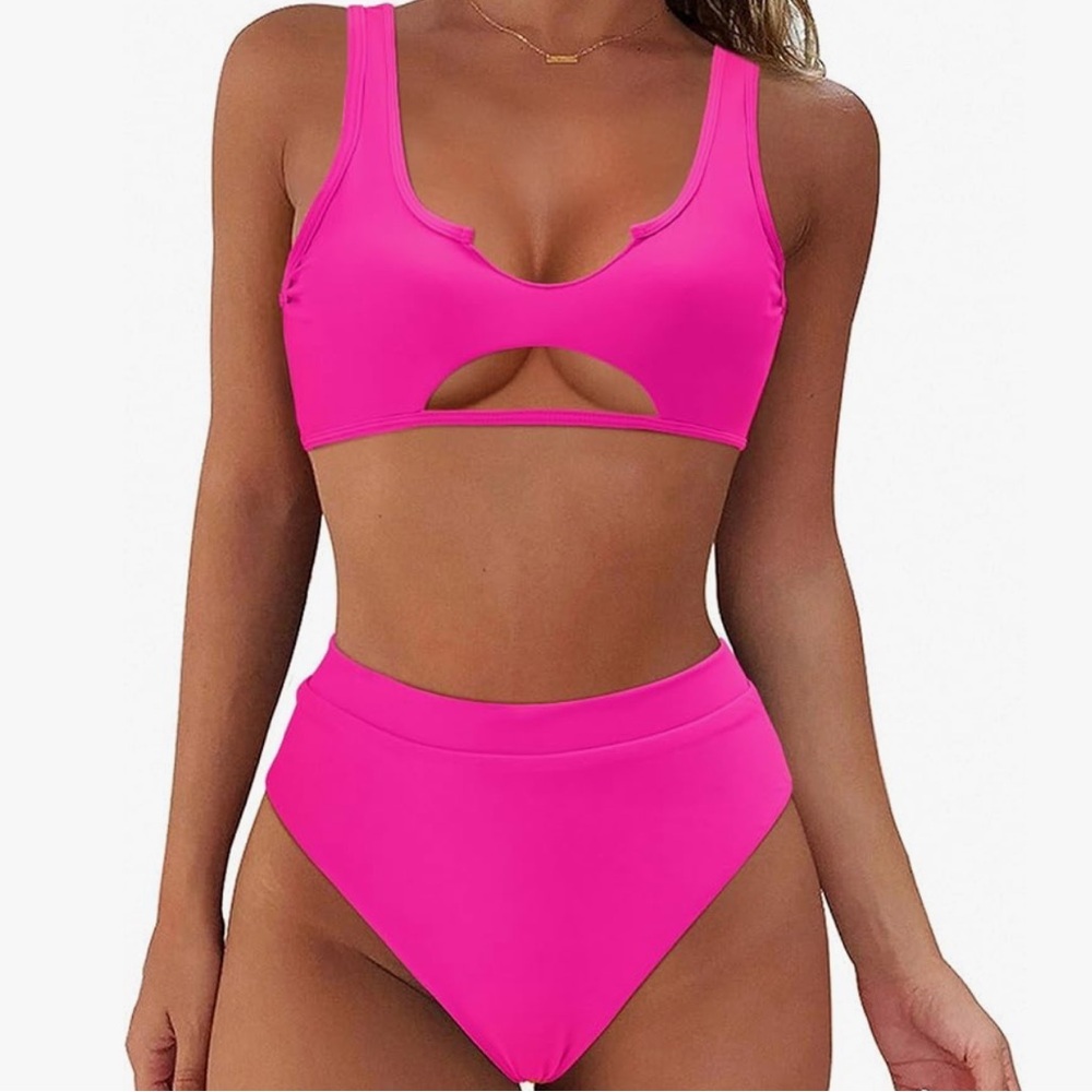 Vibrant Pink Bikini Set